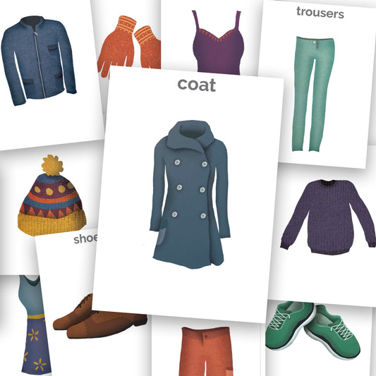 Clothes and Apparel | EFL Flashcards - TEFL-Toolkit.com