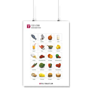 Thumbnail for Food and Drink | Virtual Worksheet and Poster - TEFL-Toolkit.com