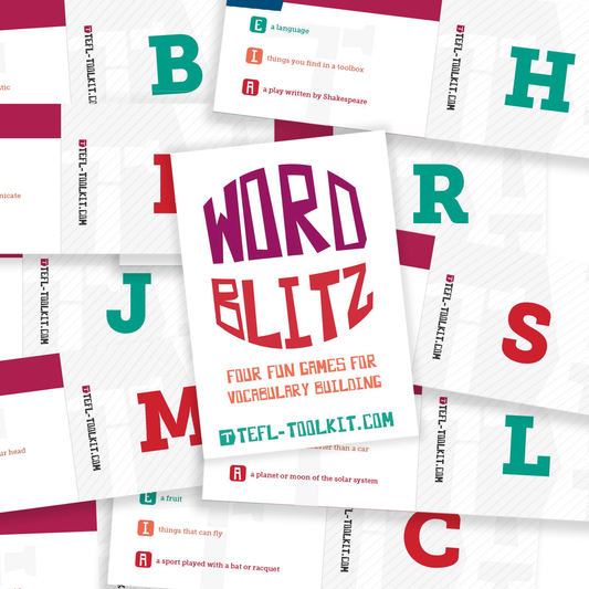 Word Blitz | TEFL Card Games - TEFL-Toolkit.com