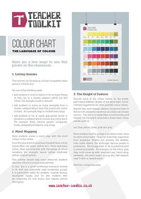 Thumbnail for Colour Chart Poster - Teacher-Toolkit.co.uk